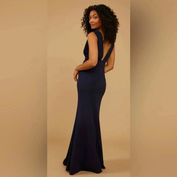 Altar'd State Midnight Cassava Luxe Crepe Dress - Picture 6 of 7